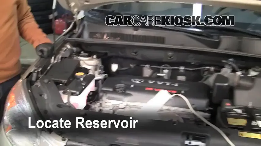 2007 Toyota RAV4 2.4L 4 Cyl. Windshield Washer Fluid Add Fluid